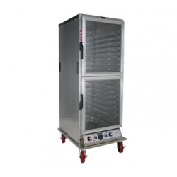 Cabinet, Mobile Heater/Proofer, Insulated, Universal, Clear Dutch Doors