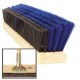 Omni Sweep Dual Bristle Push Broom, Plastic Block, 24"
