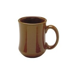 China Mug, 7-1/2 oz., bell shape, Caramel