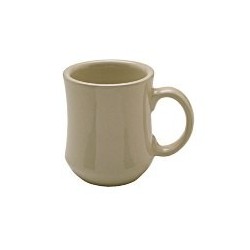 China Mug, 7-1/2 oz., bell shape, Dover White