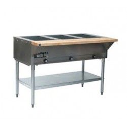 Steam Table, 3-Hole, Electric, 48", 120-Volt