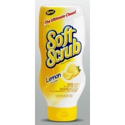 Soft Scrub Liquid Cleanser, Lemon, 26-oz.