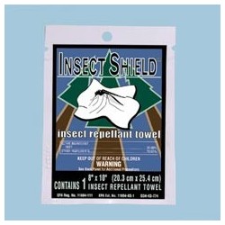 Insect Shield Insect Repellent Towel Wipes