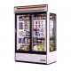 Glass End Merchandiser, Two-Section, 47 cu. ft.