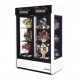 Glass End Floral Merchandiser, Two-Section, 47 cu. ft.