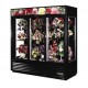Glass End Floral Merchandiser, two-section, 69 cu. ft.
