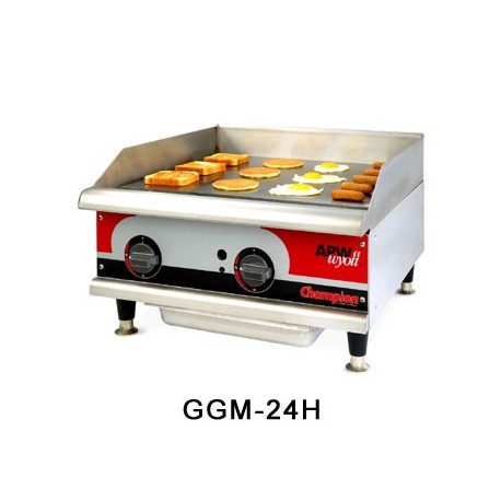 Griddle, Countertop, Manual, Gas, 24"