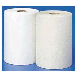Non-perforated White Roll Dispenser Towels