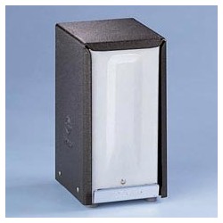 Hynap Tall Fold Napkin Dispenser, Black/Chrome