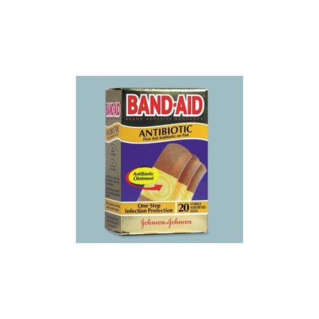 BandAid Brand Antibiotic Adhesive Bandages
