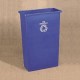 23 Gallon Recycling Trash Waste Container, Slim Jim