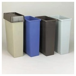23 Gallon Trash Waste Containers, Slim Jim