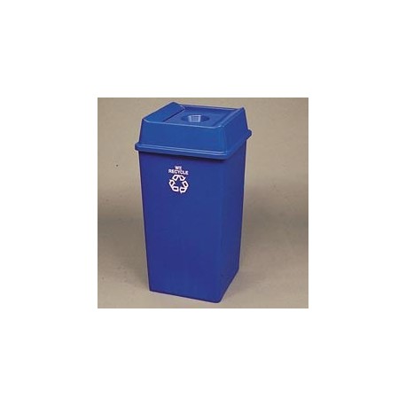 35 Gallon High Volume Square Recycling Container