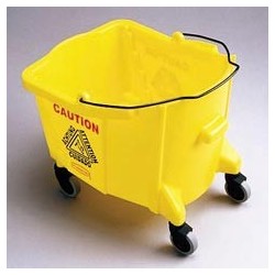 Brute 26-35 Quart Mop Bucket, Yellow