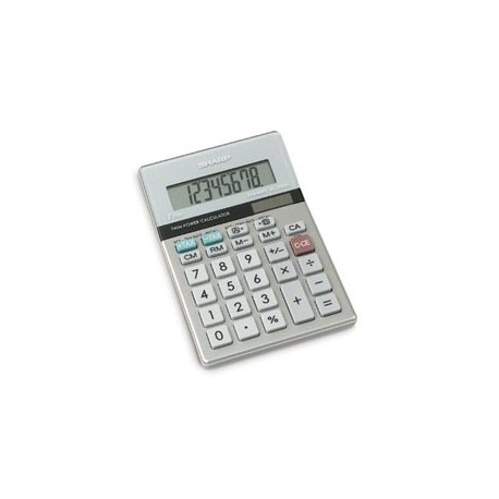 Portable Desktop Calculator, Solar/Battery, 8-Digit Display