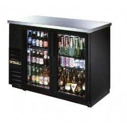 Back Bar Cooler, Two-section, 24" deep, 35-7/8" high