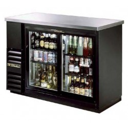Back Bar Cooler, Two-section, 24" deep, 35-7/8" high