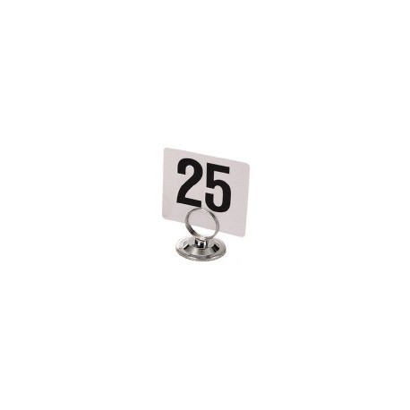 Table Numbers, 4" x 4" square, white plastic