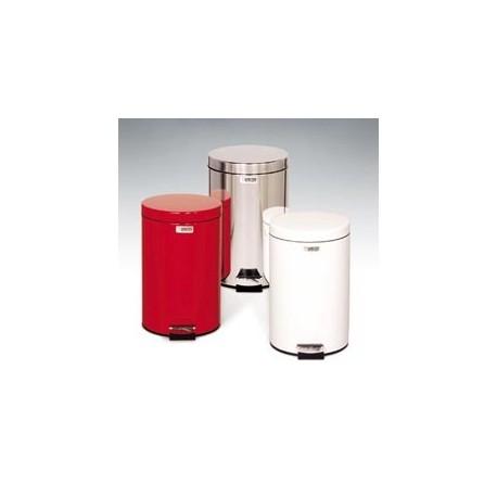 MediCan Steel Step Can, Red, 3-1/2 gal.