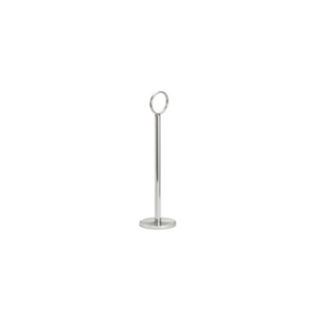 Number Stand, 12" tall, flat, chrome