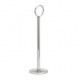Number Stand, 15" tall, flat, chrome