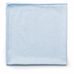 Microfiber Cleaning Cloths. 16 x 16, Blue