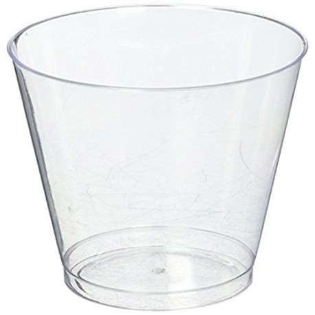 9-oz Squat Clear Hard Plastic Cup