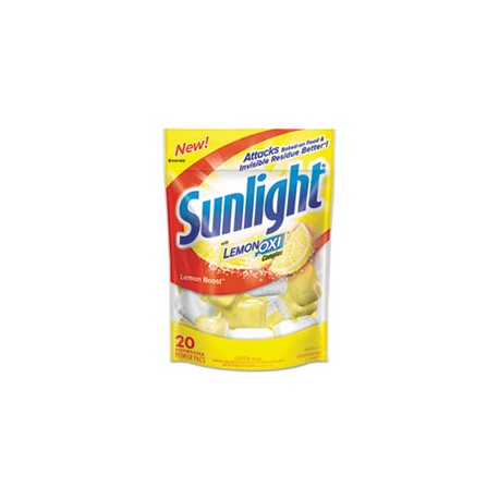Sunlight Machine Dishwashing Detergent Powder, 1.5-oz. Packets