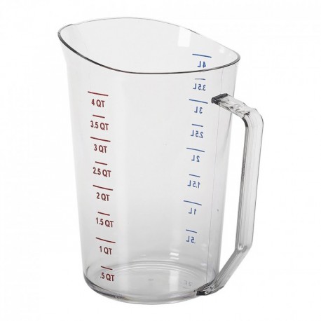 Measuring Cup, 4 Quart, Plastic