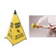 Handy Cone Caution Wet Floor Sign