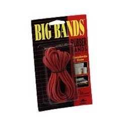 Big Rubber Bands, 7"x1/8", Red