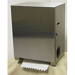 Surface-Mounted Roll-Paper-Towel Dispenser, S.S.